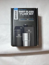 Stanley The Pre-Party Stainless Steel Shot Glass (4x2oz) + Flask Set (8oz)
