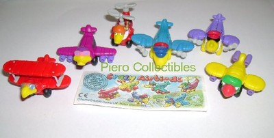 Crazy Airbirds - Kinder 3D Set Airplanes