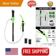 Portable Battery Power Pump: Efficient 2.2 GPM Liquid Transfer with Flow Control