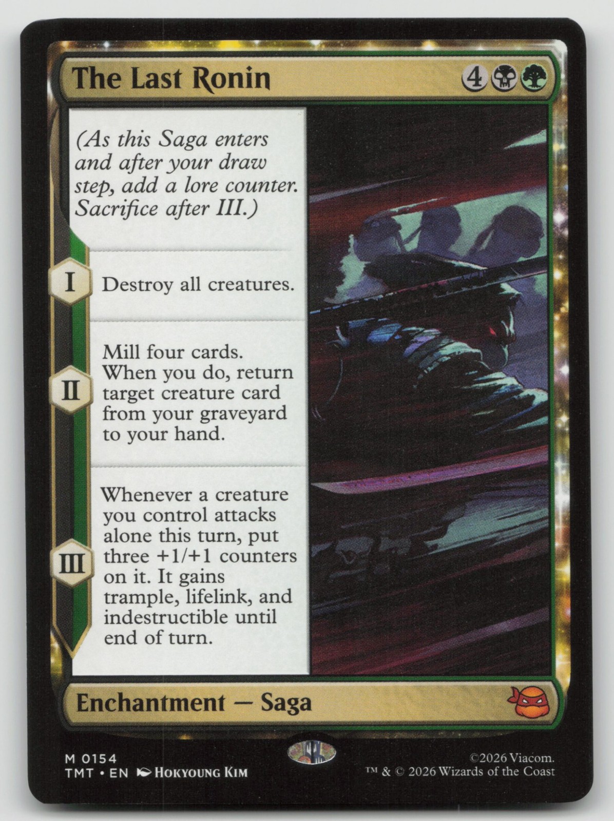 The Last Ronin 154 TMT MTG Mythic NM