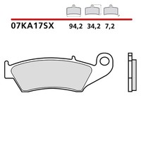 Brembo VORDERRADBREMSBELAGE-KIT Fur Kawasaki Kx F 250 04-14-COD. 07KA17SX