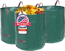 Bolsas reutilizables para desechos de jard n, 3 pzas, 72 gal, resistentes