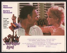 All Night Long Lobby Card-Gene Hackman and Barbara Streisand.