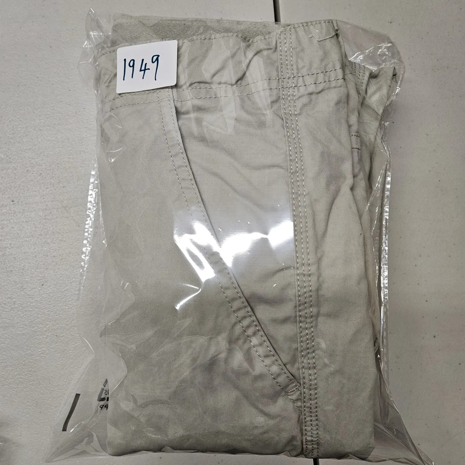 M&S Mens Cargo Trousers W44 L29 Stone Tapered Fit Pure Cotton Combat image 7