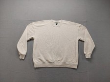 Wild Fable Women Sweater S Light Beige Crewneck Long Sleeve Pullover Ribbed City