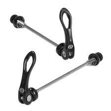 Quick Release Skewers Front Rear Set for Road Bike,Black
