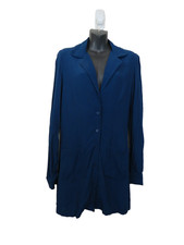 Reformation size 2 Blue Shirt Dress Button Front Long Sleeve Basic Mini