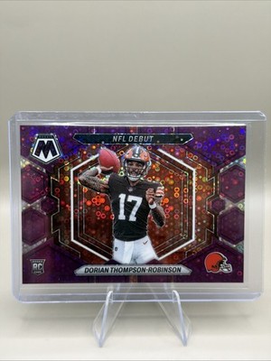 2023 Panini Mosaic Football - Dorian Thompson-Robinson RC /50 Purple Speckle