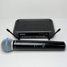  Good condition SHURE PGX4 PGX2 BETA58A B-band wireless microphone set Grill