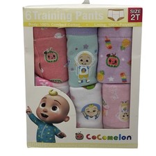 CoComelon 6 cotton training pants girls Size 2T- New In Box