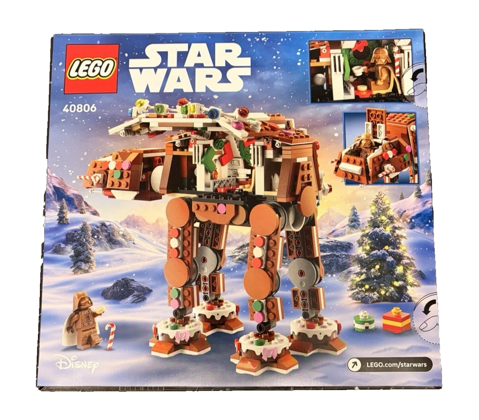 Lego Gingerbread AT-AT Star Wars 40806 - Christmas 2025 Gift - In Hand - Sealed - Image 2 of 4