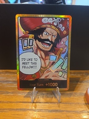 One Piece TCG English OP13 GOLD Don!! Card - Carrying On His Will