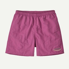 NWT Patagonia Baggies Shorts 5" - 95 Oval Logo: Faded Magenta - Mens M 75 MSRP