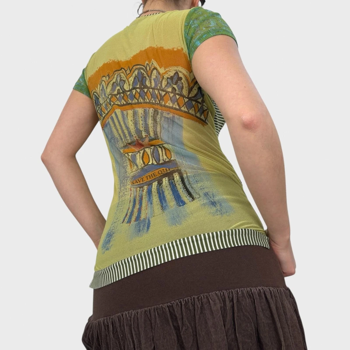 T-shirt imprimé poitrine Naturel BZB