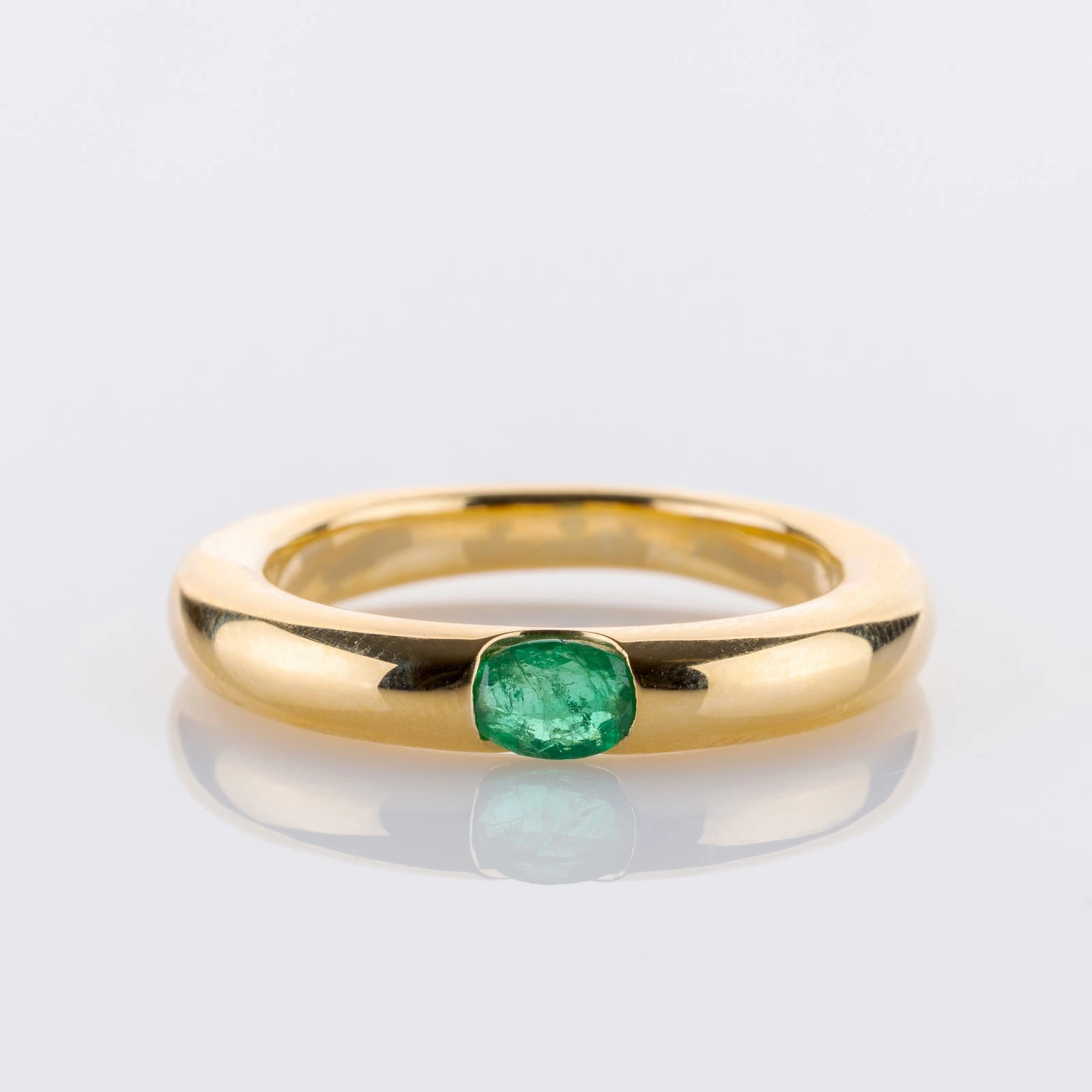 Cartier — Cartier 750 Yellow Gold 0.5ct Emerald Ring