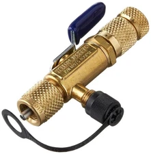 Yellow Jacket 18975 4-in-1 Ball Valve Core Removal Tool w/ Side Port |HVAC Valve