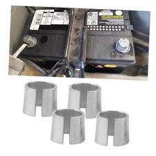 2 Pair Battery Post Shims, Pure Lead Anode Cathode Sleeves, Car Battery 4PCS