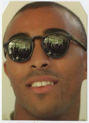 Seltene Sammelkarte von Colin Jackson, Leichtathletik 1997