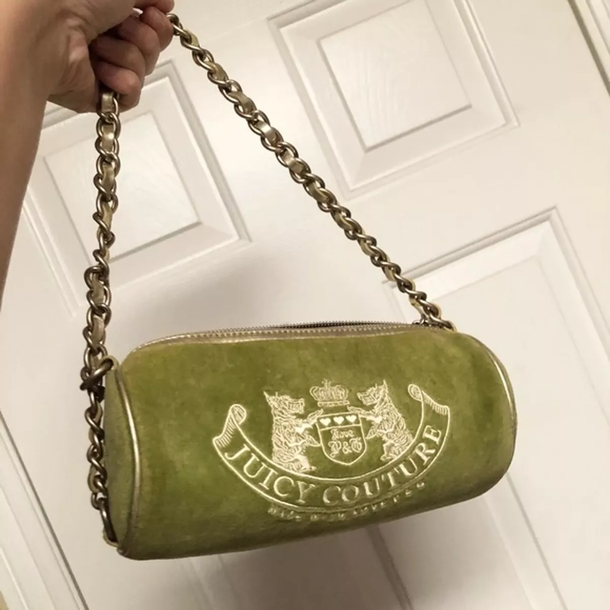 Green juicy couture purse hot sale