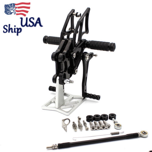 For NINJA 300/250 NINJA 250 EXC250 Ninja ZX6R ZX636 CNC Rearset Footpeg Footrest - Bild 3 von 17
