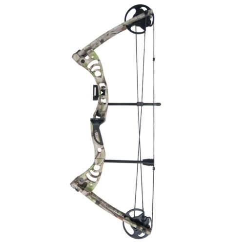 30-55 Lbs Black / Green / Camouflage Camo Archery Hunting Compound Bow