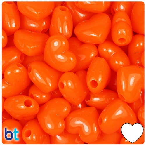 BeadTin Valentine 18mm Large Heart Pony Beads (24pcs) - Style choice - Picture 33 of 36