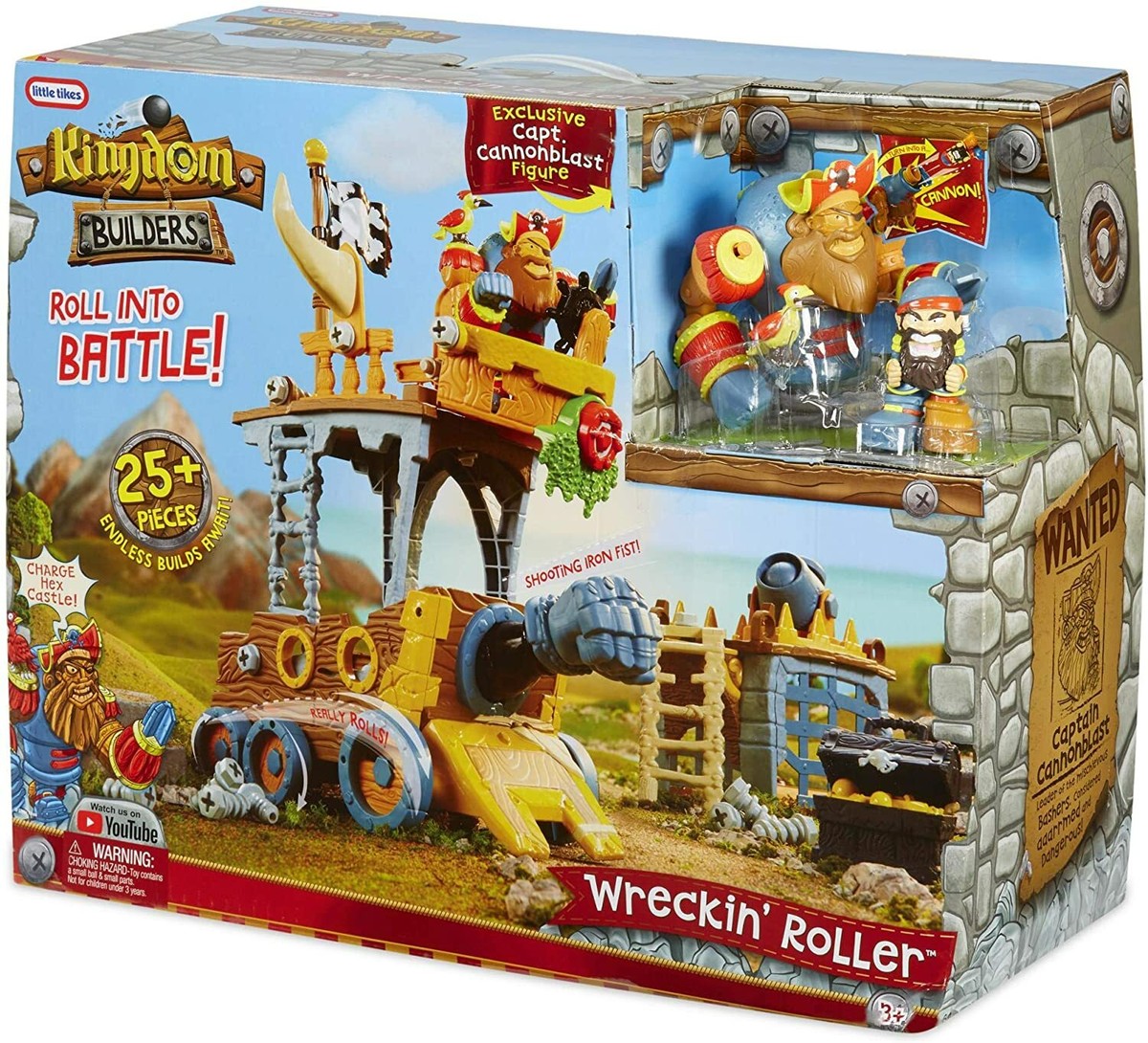 Little Tikes Kingdom Builders - Wreckin' Roller Featuring Bashers