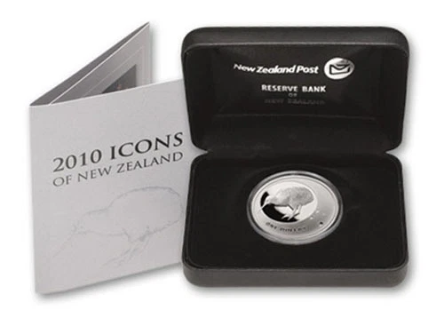 Neuseeland - 2010 - 1 Unze Silber Proof Münze - Kiwi Icons SÜDKREUZ