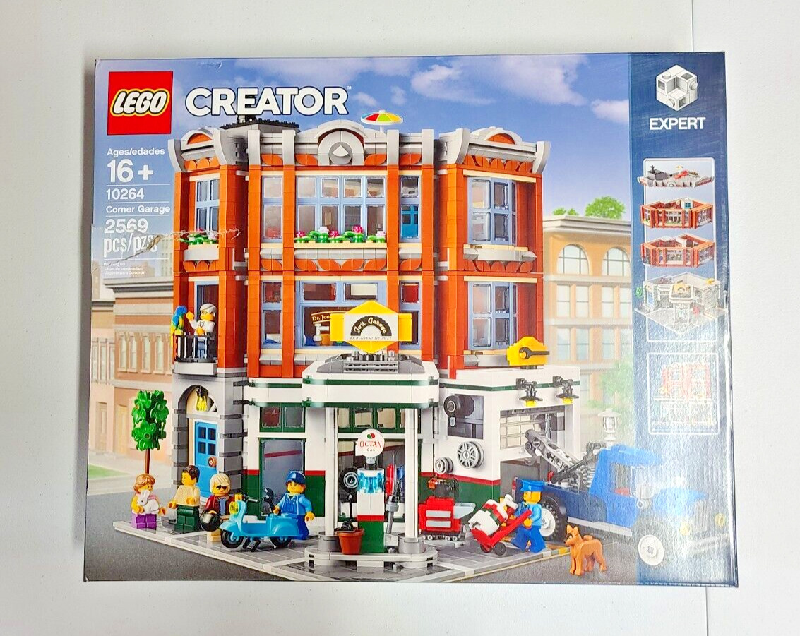LEGO Creator Expert  CORNER GARAGE  -10264 - Damaged Box -  Factory Sealed