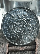 1967 Queen Elizabeth II Florin / Two Shillings Coin BU Uncirculated  ref N 48
