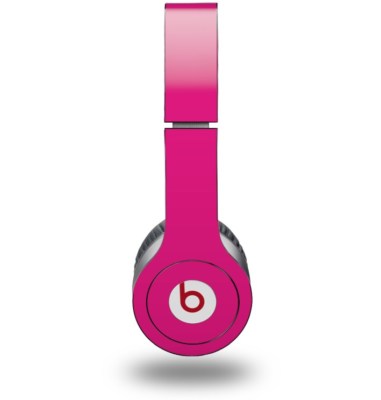 Skin for Beats Solo HD Headphones Solids Collection Fushia by WraptorSkinz