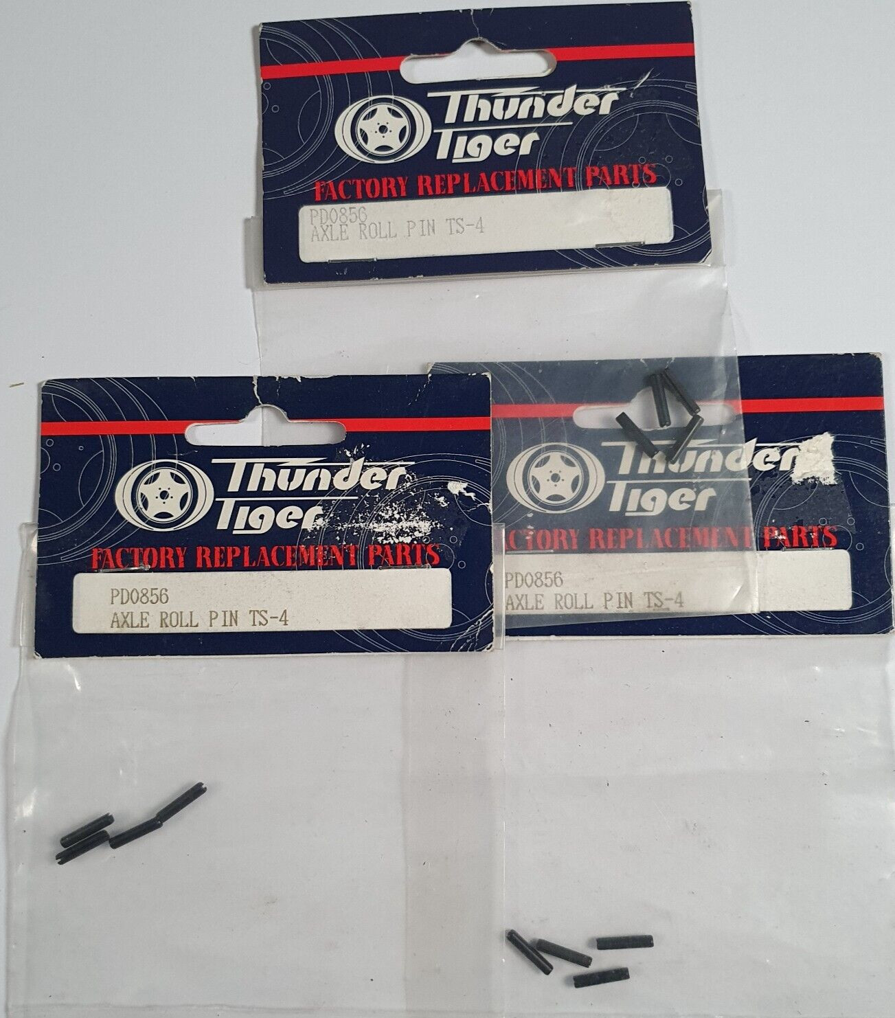 Thunder Tiger TS 4 Axle pins set x 3 - PD0856 - Vintage Rc Spares Parts -