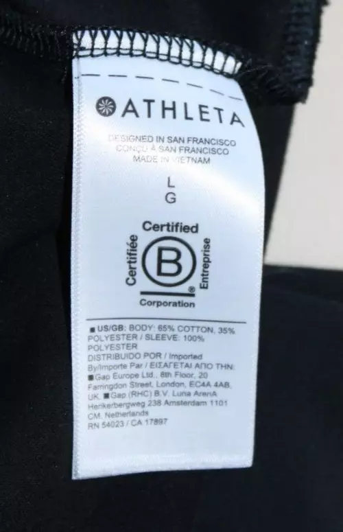 athleta harlow hybrid crop cotton stretch long sleeve 