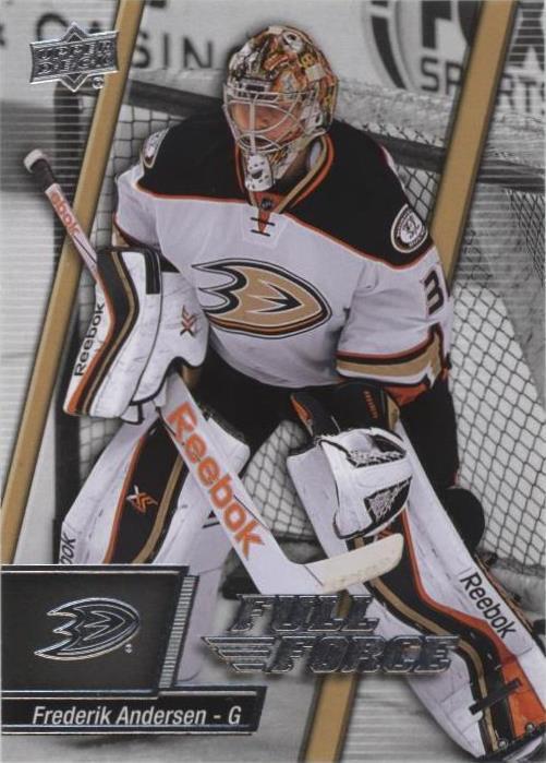 2015-16 Upper Deck Full Force - Frederik Andersen #79 - 1 of 1