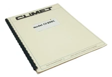 Climet Model CI-208C Particle Analyzer Operating Manual