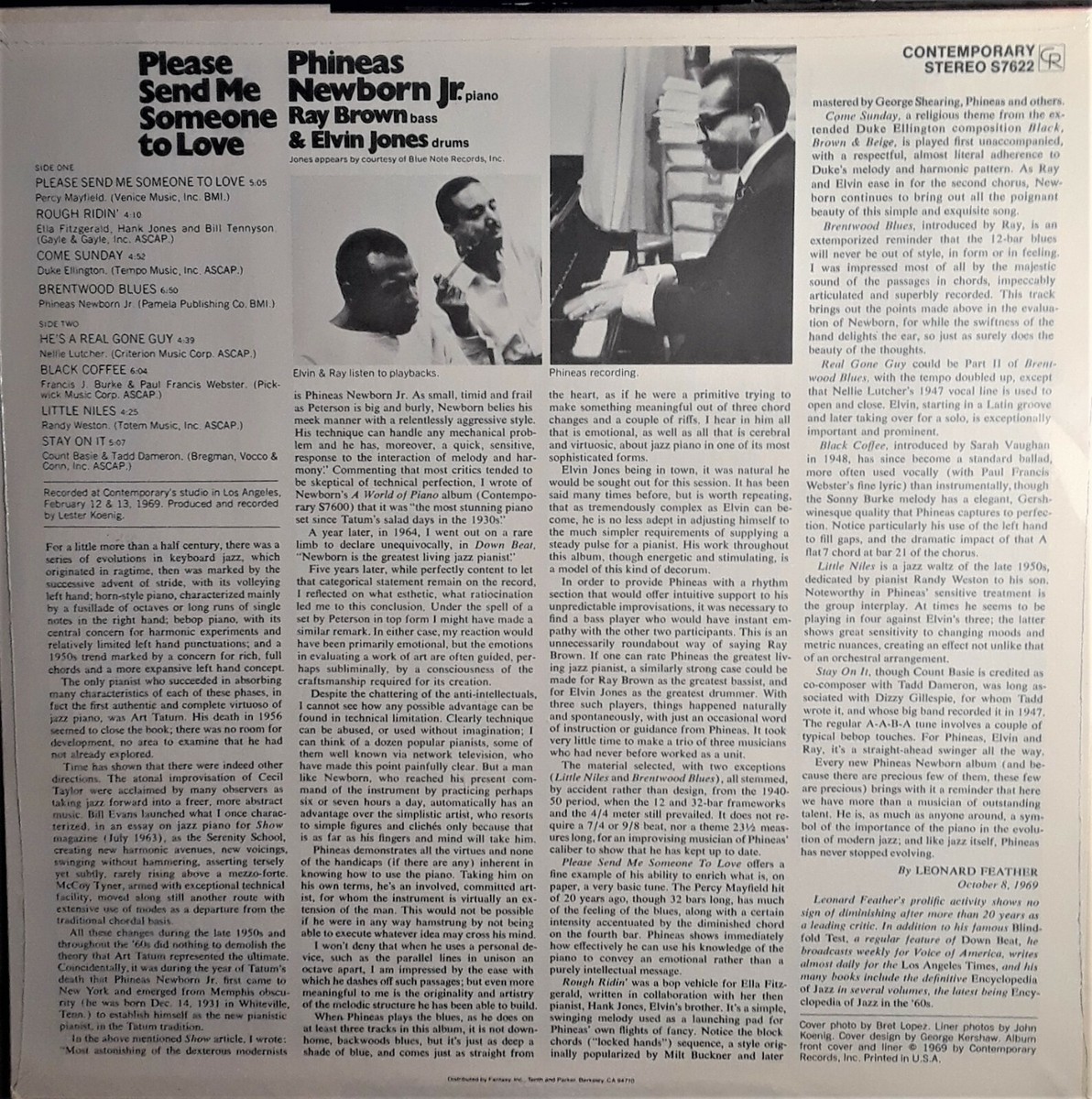 Phineas Newborn, JR. - PLEASE SEND ME SOMEONE TO LOVE