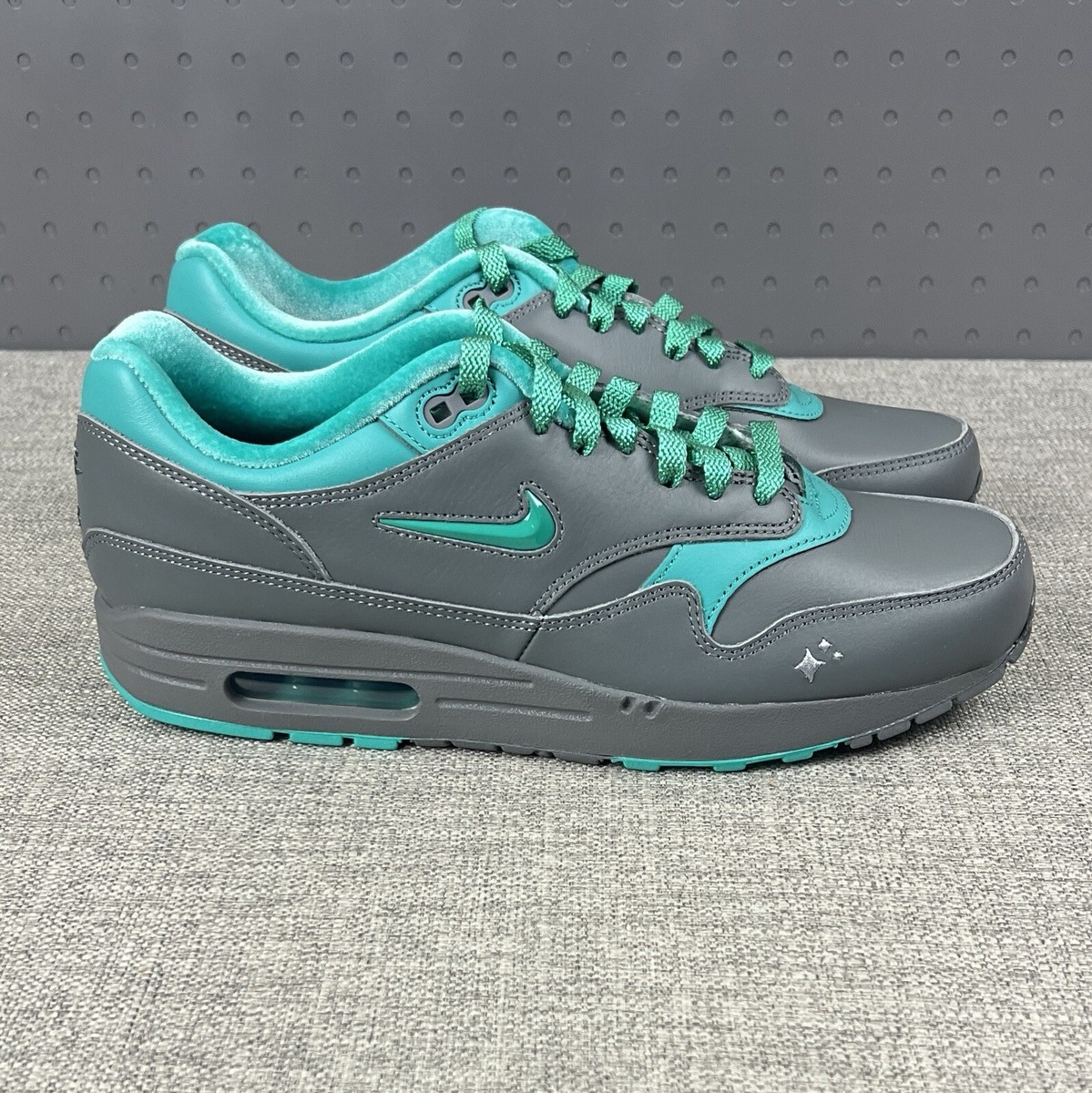 Nike Air Max 1 '87 ID By You Gray Green New FJ8893-900 Women's 12