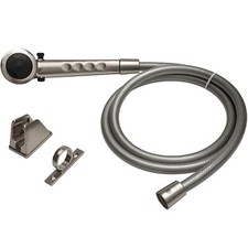 Dura Faucet DF-SA130-SN RV Shower Head and Hose Kit Brushed Satin Nickel 