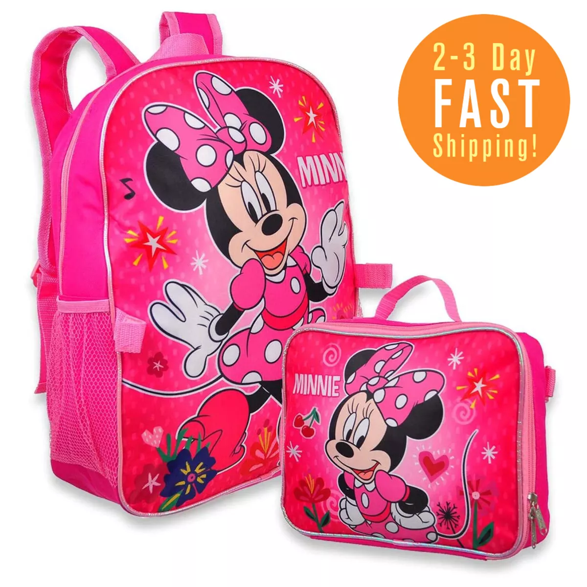 Lunch Bag - Disney - Minnie Mouse - Helllo Red, Size: One Size