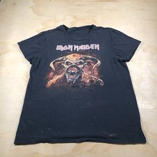 DISTRESS FADED IRON MAIDEN Legacy of the Beast WORLD TOUR 2019 T-Shirt Large