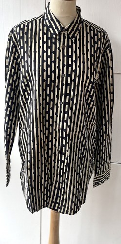 Men’s Burberry London England Polka Dot Stripes Shirt Size L/G Worn Twice - 第 1/5 張圖片