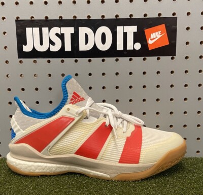 Adidas Stabil X Men's Boost Footwear Shoes B22571 White Red Blue Size 7 New