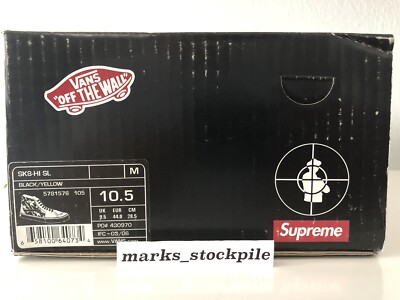 Supreme - anytimehk 2006 Vans x Supreme Public Enemy Sk8-Hi 10.5 Deadstock Brand