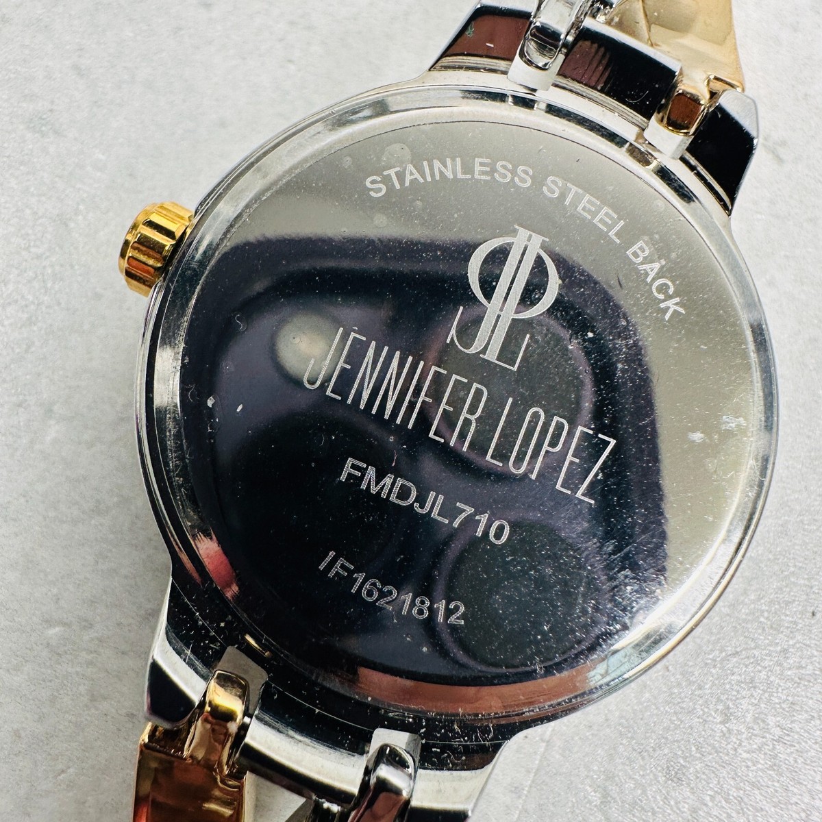Jennifer Lopez Watch Womens 32mm Two Tone Pave Rhinestone  display picture 3