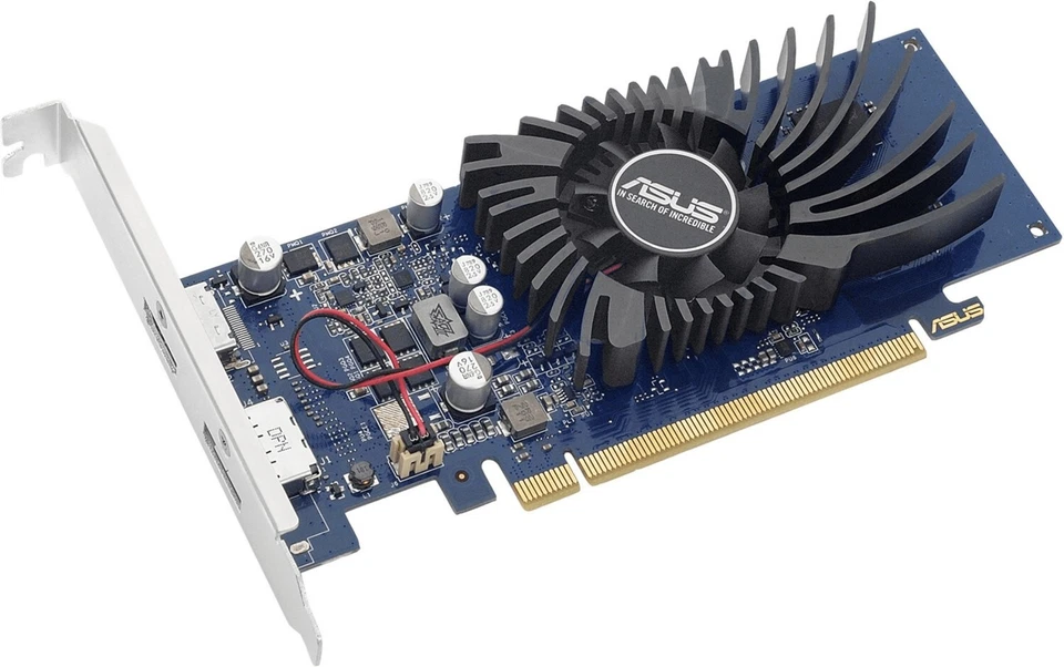 Asus Nvidia GeForce GT1030 2GB DDR5 Scheda Video LP PC GPU PCIe 3.0 Ventola - Immagine 3 di 4