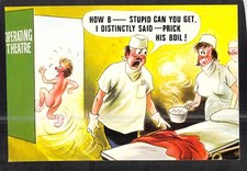 D0022 Humour How B Stuipd Can You get #395 Bamforth vintage postcard