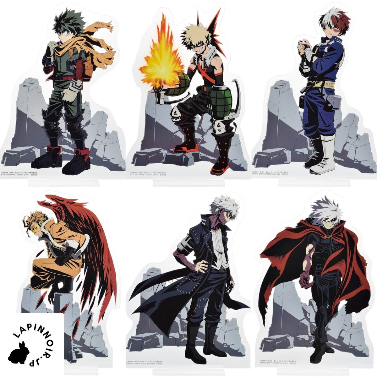 My hero academia ichiban kuji The way they walk Visual acrylic