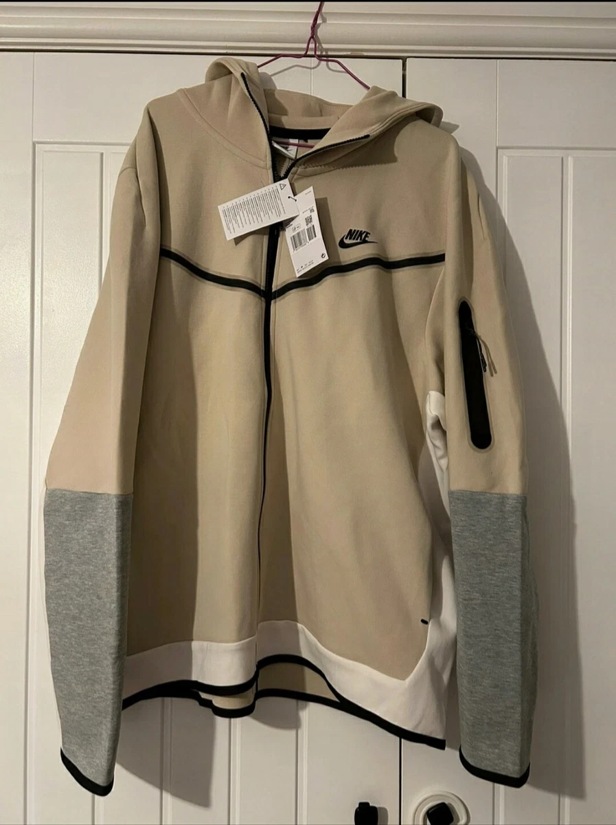Mens Nike Tech Fleece Beige Hoodie Size XXL BRAND NEW WITH TAGS | eBay