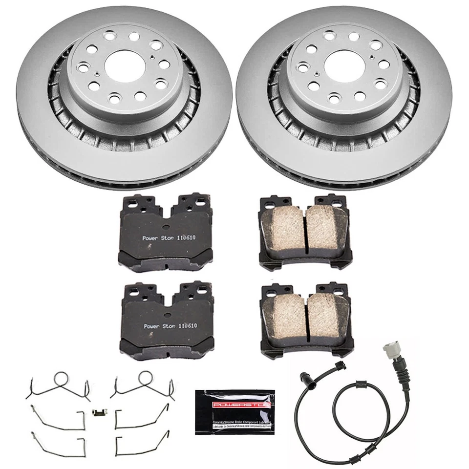 CRK4690 Powerstop 2-Wheel Set Brake Disc and Pad Kits Rear for Lexus LS600h - Image 3 of 3