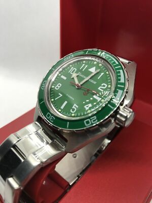 Vostok Komandirskie 650856 Watch Mechanical Automatic Miltary